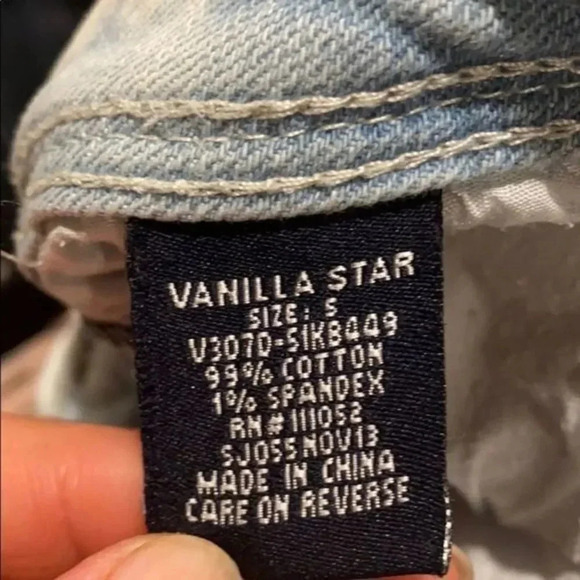 CVanilla star denim shorts - Picture 5 of 9